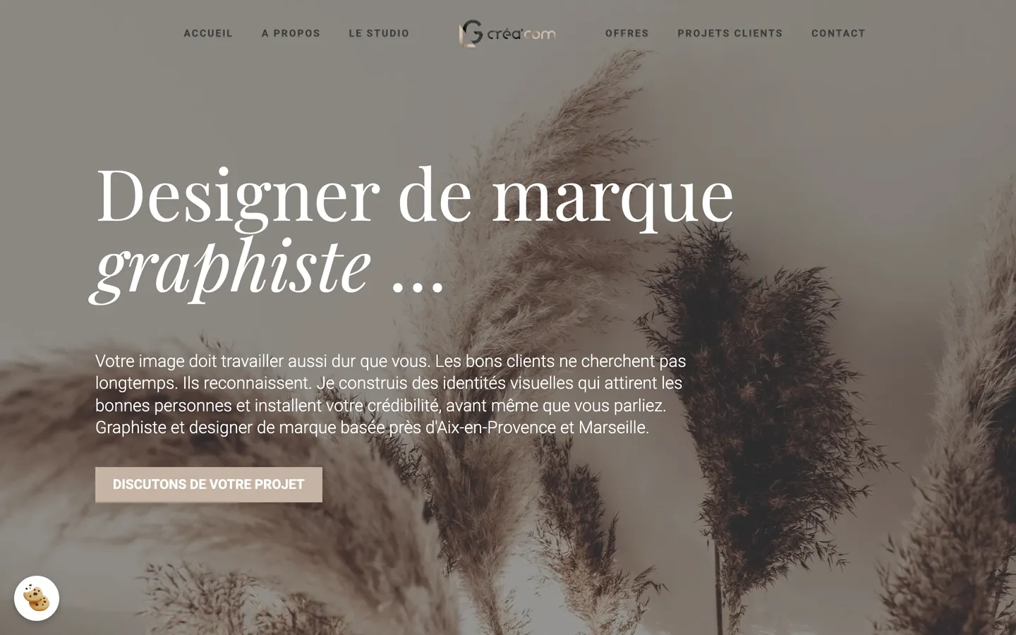 Aperçu du site LG Creacom